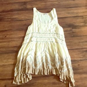 Free people ombré trapeze tunic Sz small